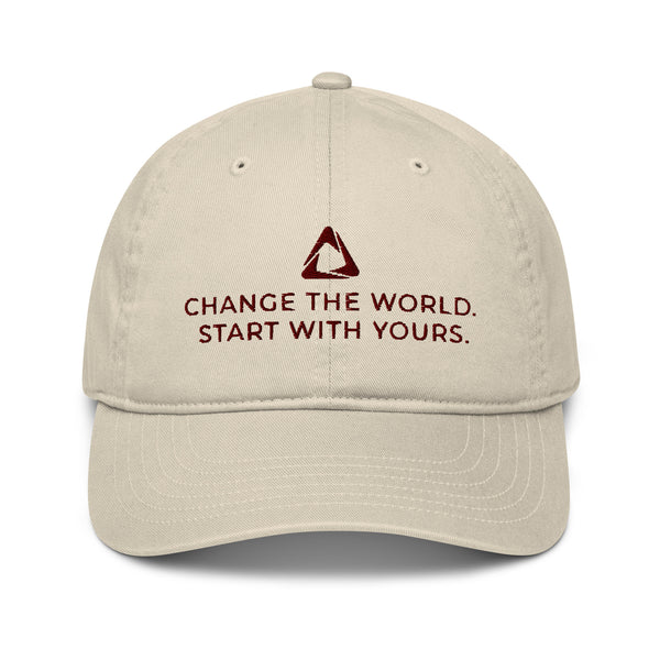 Organic Eco-friendly Baseball Cap | Change the World