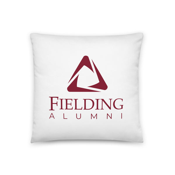 Basic Pillow - White | Alumni Logo