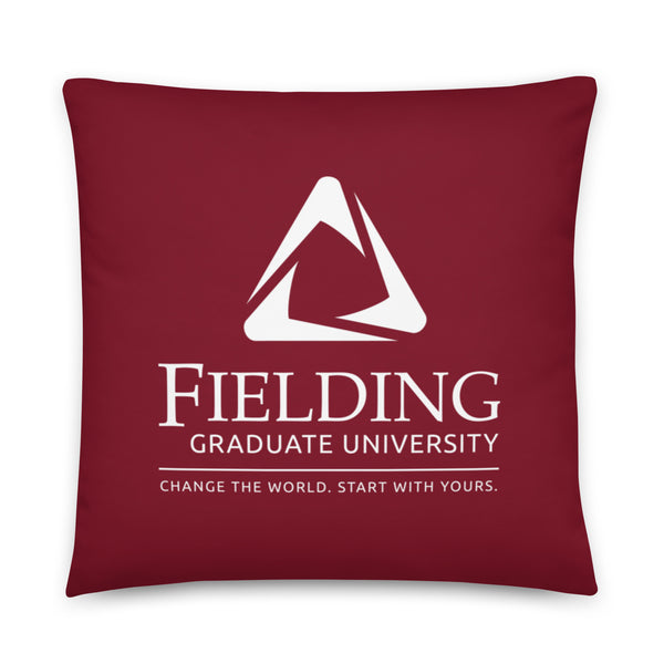 Basic Pillow - Merlot | Fielding Logo