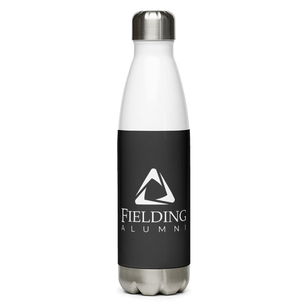 Stainless Steel Water Bottle - Dark Grey | Alumni Logo
