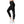 Load image into Gallery viewer, Recycled Crossover Leggings with Pockets - Black | Fielding Logo
