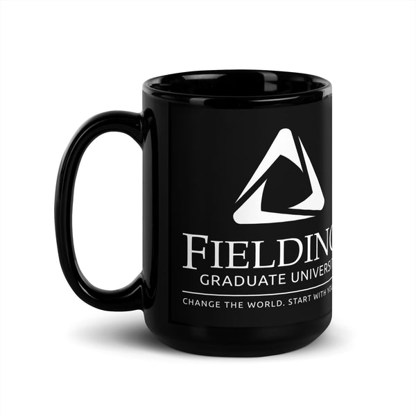 Coffee Mug - 15oz. Black Glossy | Fielding Logo