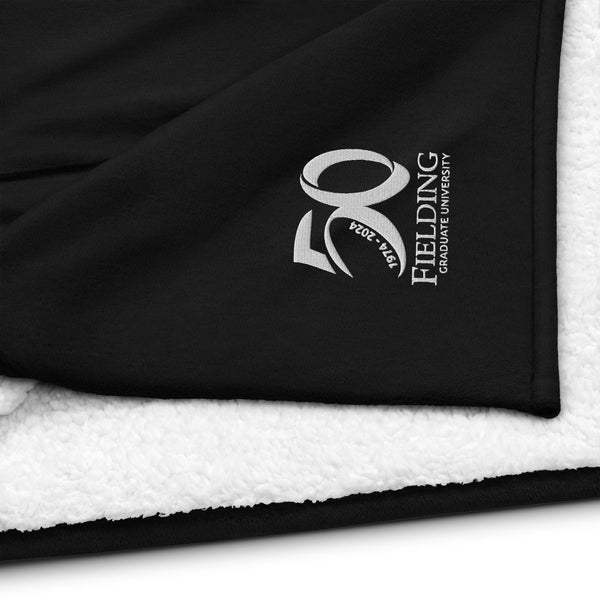 Premium Sherpa Blanket | 50th Anniversary Logo