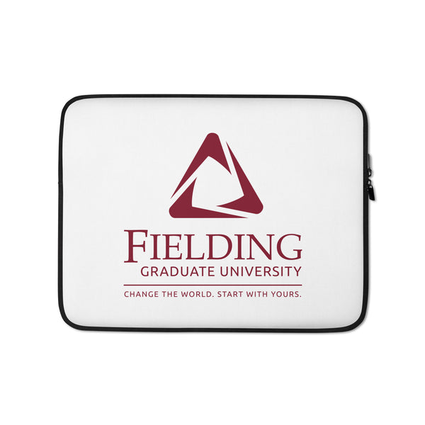 Laptop Sleeve - White | Fielding Logo