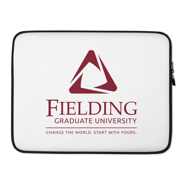 Laptop Sleeve - White | Fielding Logo