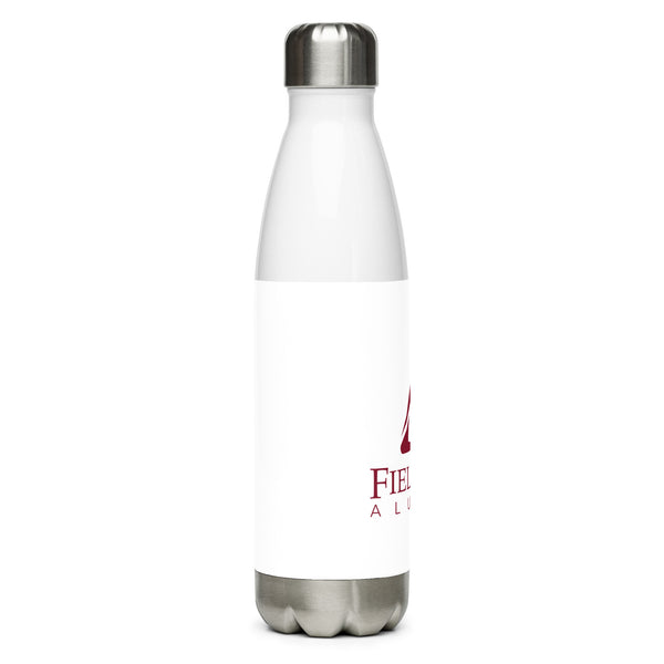 Stainless Steel Water Bottle - White | Alumni Logo