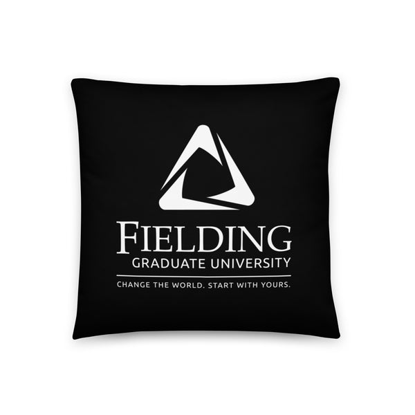 Basic Pillow - Black | Fielding Logo