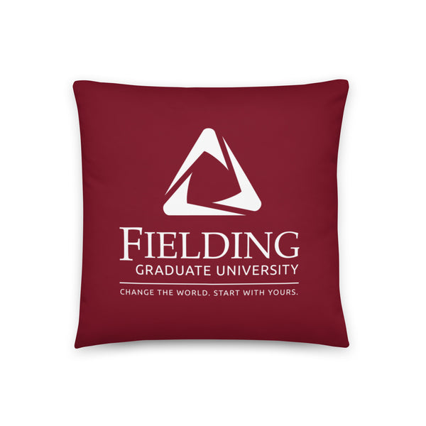 Basic Pillow - Merlot | Fielding Logo