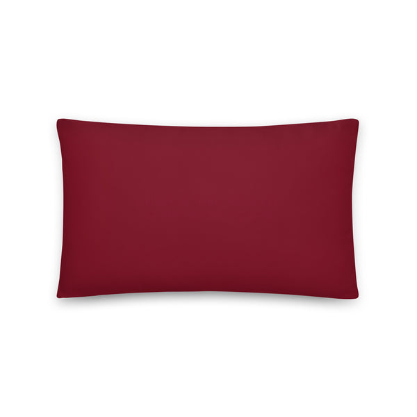 Basic Pillow - Merlot | Fielding Logo