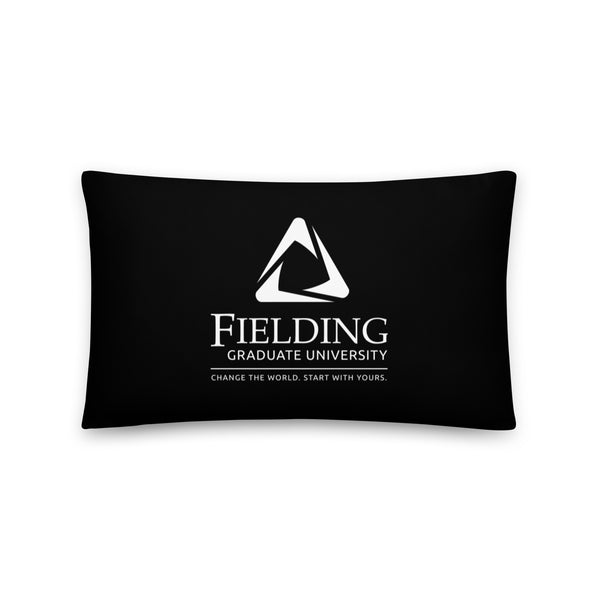 Basic Pillow - Black | Fielding Logo