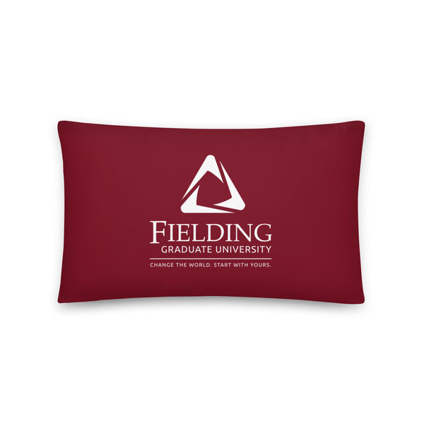 Basic Pillow - Merlot | Fielding Logo