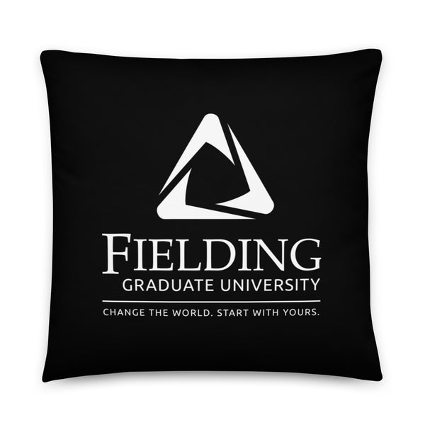 Basic Pillow - Black | Fielding Logo