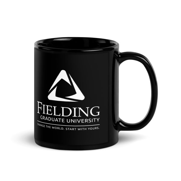 Coffee Mug - 11 oz. Black Glossy | Fielding Logo