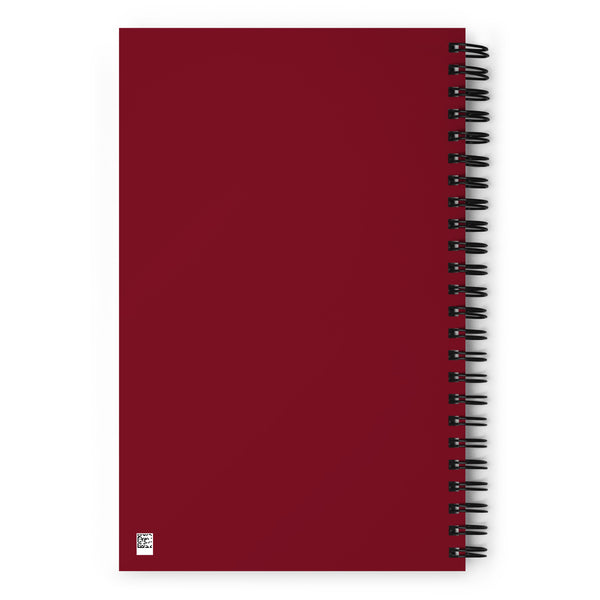 Spiral Notebook - Merlot | Alumni Logo