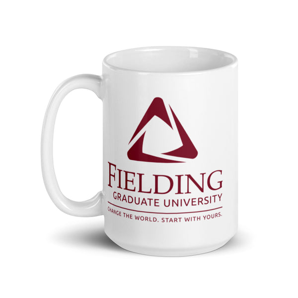 Coffee Mug - 15oz White Glossy | Fielding Logo